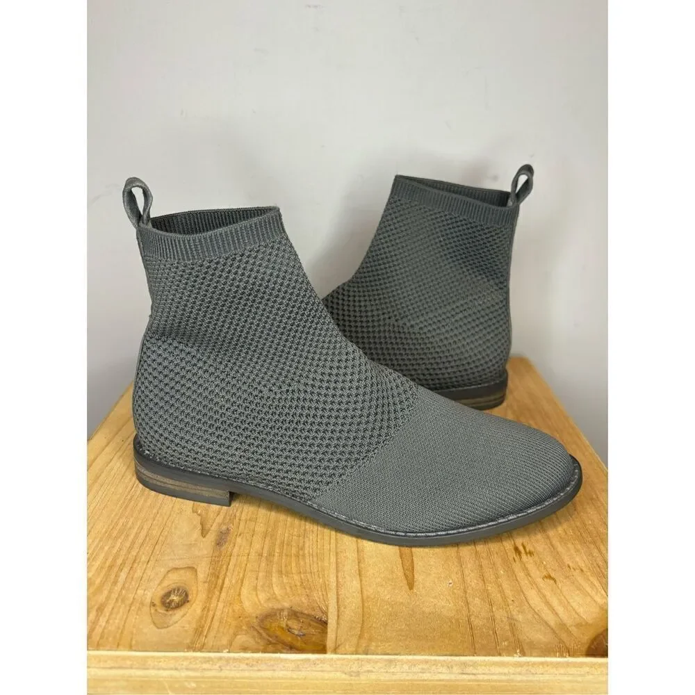 Eileen Fisher Women's Jude‎ Stretch Knit Ankle Bootie Graphite Size 6.5 - Picture 3 of 6